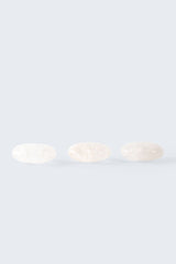 Clear Quartz Palm Stone - Mazz Hanna